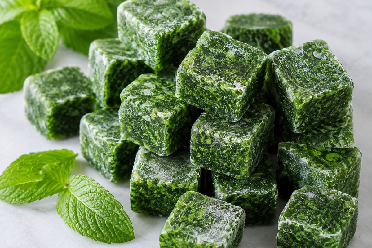 Frozen Desi Mint Cubes