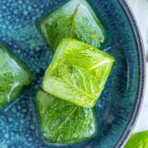 Frozen Mint Cubes